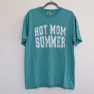 “Hot Mom Summer” cotton tee, size 2X